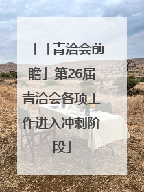 「青洽会前瞻」第26届青洽会各项工作进入冲刺阶段