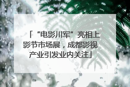 “电影川军”亮相上影节市场展，成都影视产业引发业内关注