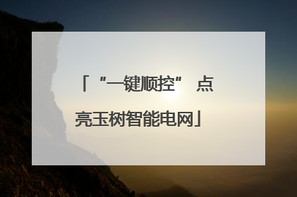 “一键顺控” 点亮玉树智能电网