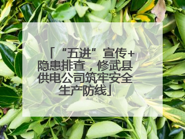 “五进”宣传+隐患排查，修武县供电公司筑牢安全生产防线