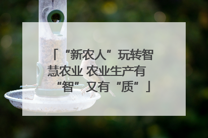 “新农人”玩转智慧农业 农业生产有“智”又有“质”