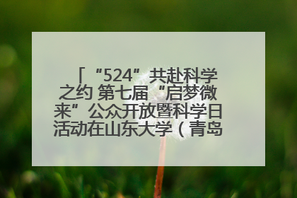“524”共赴科学之约 第七届“启梦微来”公众开放暨科学日活动在山东大学（青岛）成功举办