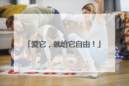 爱它，就给它自由！
