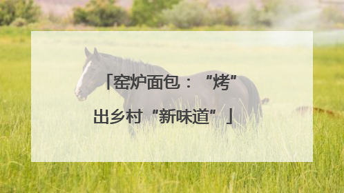 窑炉面包：“烤”出乡村“新味道”