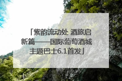 紫韵流动处 酒旅启新篇——国际葡萄酒城主题巴士6.1首发
