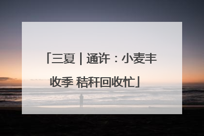 三夏｜通许：小麦丰收季 秸秆回收忙