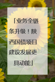 业务全链条升级！陕西国债项目建设发展更具动能