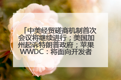 中美经贸磋商机制首次会议将继续进行；美国加州起诉特朗普政府；苹果WWDC：将面向开发者推出苹果智能模型；中办、国办发文，事关民生丨每经早参