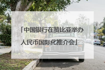 中国银行在赞比亚举办人民币国际化推介会