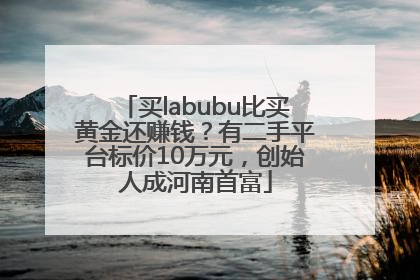 买labubu比买黄金还赚钱？有二手平台标价10万元，创始人成河南首富