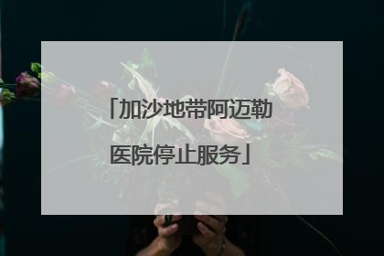 加沙地带阿迈勒医院停止服务