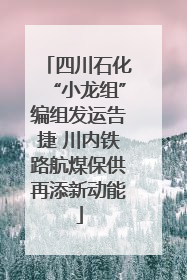 四川石化“小龙组”编组发运告捷 川内铁路航煤保供再添新动能