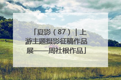夏影（87）｜上游主题摄影征稿作品展——周社根作品