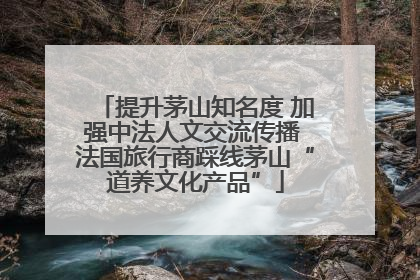 提升茅山知名度 加强中法人文交流传播 法国旅行商踩线茅山“道养文化产品”