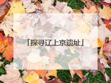 探寻辽上京遗址