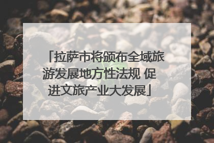 拉萨市将颁布全域旅游发展地方性法规 促进文旅产业大发展