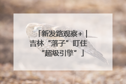 新发路观察+｜吉林“落子”盯住“超级引擎”