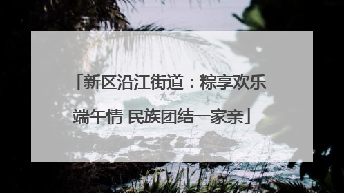 新区沿江街道：粽享欢乐端午情 民族团结一家亲