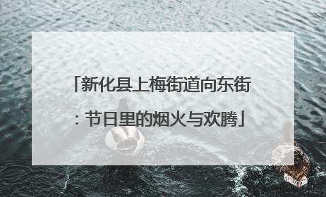 新化县上梅街道向东街：节日里的烟火与欢腾