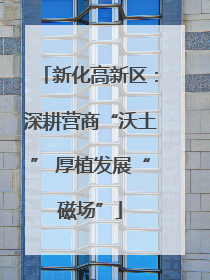 新化高新区：深耕营商“沃土” 厚植发展“磁场”
