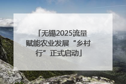 无锡2025流量赋能农业发展“乡村行”正式启动