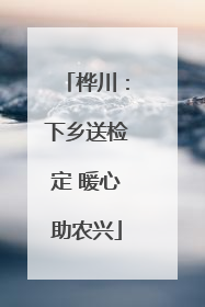 桦川：下乡送检定 暖心助农兴