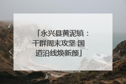 永兴县黄泥镇：干群周末攻坚 国道沿线焕新颜