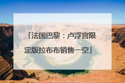 法国巴黎：卢浮宫限定版拉布布销售一空