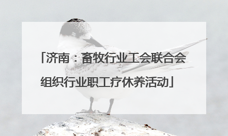 济南：畜牧行业工会联合会组织行业职工疗休养活动