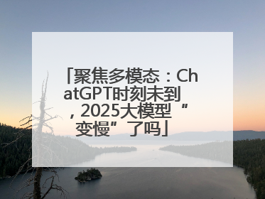 聚焦多模态：ChatGPT时刻未到，2025大模型“变慢”了吗