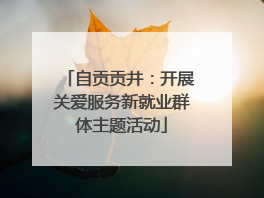 自贡贡井：开展关爱服务新就业群体主题活动