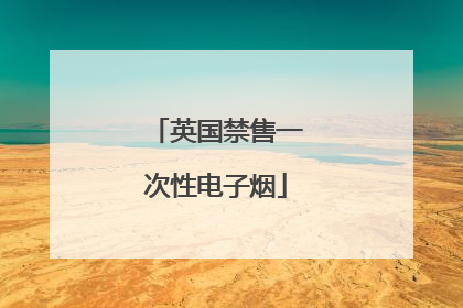 英国禁售一次性电子烟