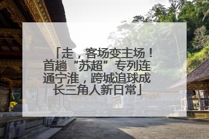 走，客场变主场！首趟“苏超”专列连通宁淮，跨城追球成长三角人新日常