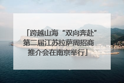 跨越山海“双向奔赴” 第二届江苏拉萨周招商推介会在南京举行