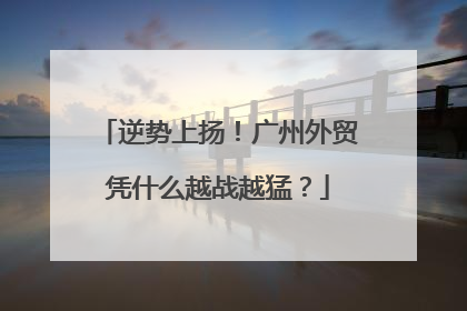 逆势上扬！广州外贸凭什么越战越猛？