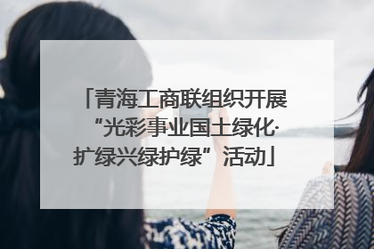 青海工商联组织开展“光彩事业国土绿化·扩绿兴绿护绿”活动