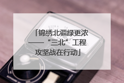 锦绣北疆绿更浓——“三北”工程攻坚战在行动