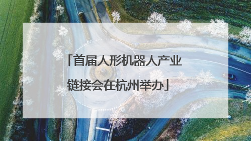首届人形机器人产业链接会在杭州举办