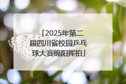 2025年第二届四川省校园乒乓球大赛绵阳挥拍