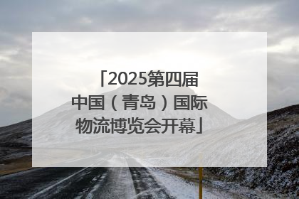 2025第四届中国（青岛）国际物流博览会开幕