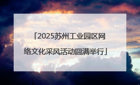 2025苏州工业园区网络文化采风活动圆满举行