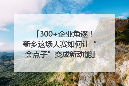 300+企业角逐！新乡这场大赛如何让“金点子”变成新动能